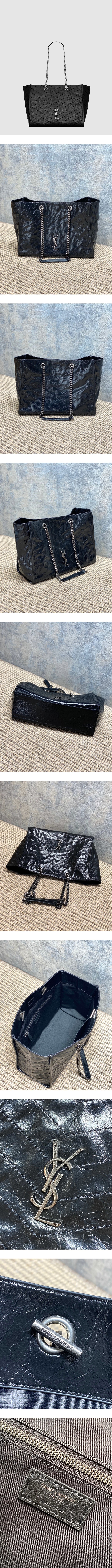 생로랑 여성 니키 쇼핑 백