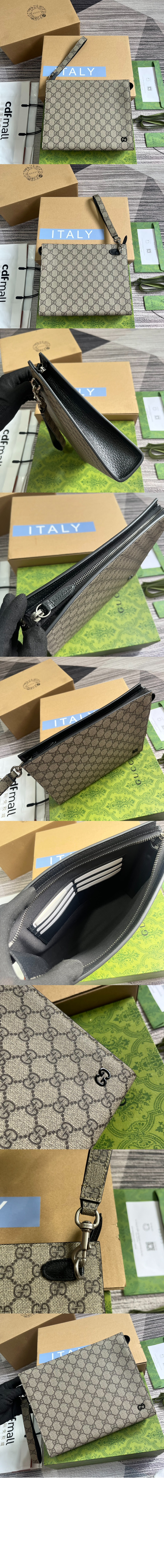 구찌 GG 디테일 파우치 768255