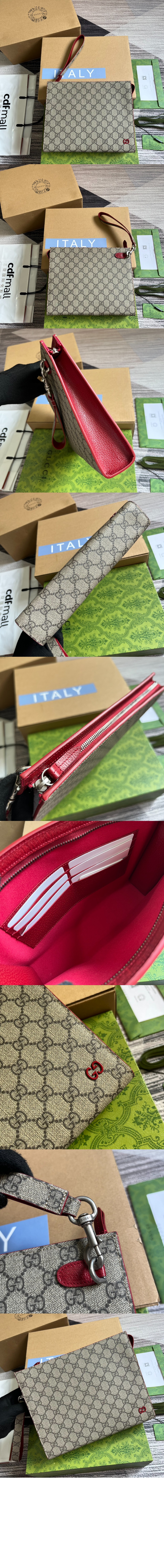 구찌 GG 디테일 파우치 768255