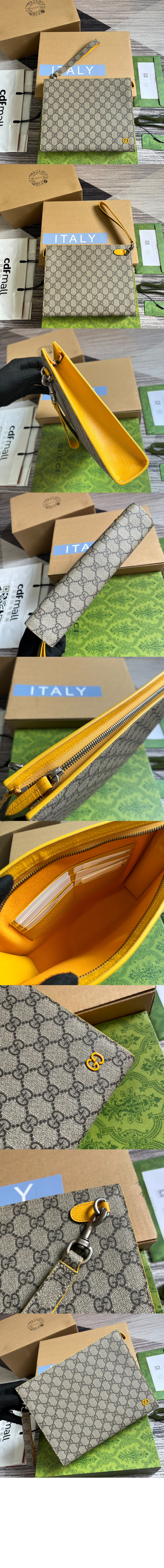 구찌 GG 디테일 파우치 768255