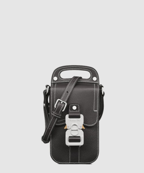 디올 새들 스트랩 버티컬 파우치 2ADCA