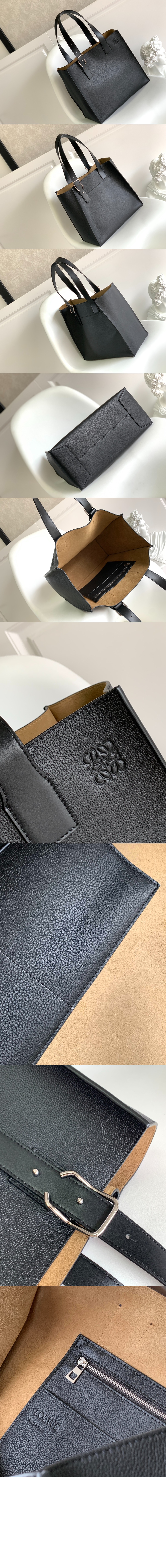 로에베 버클 지퍼 토트 백 - 소프트 그레인 카프스킨