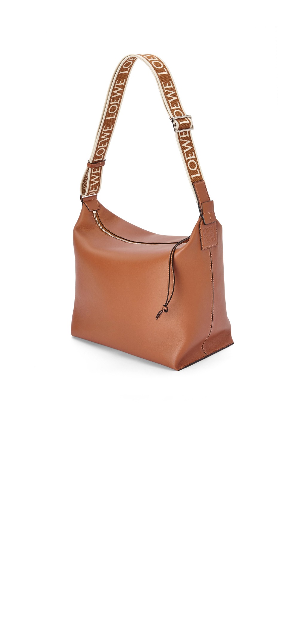 로에베 큐비 크로스 백 - 유연한 스무스 카프스킨 & 자카드