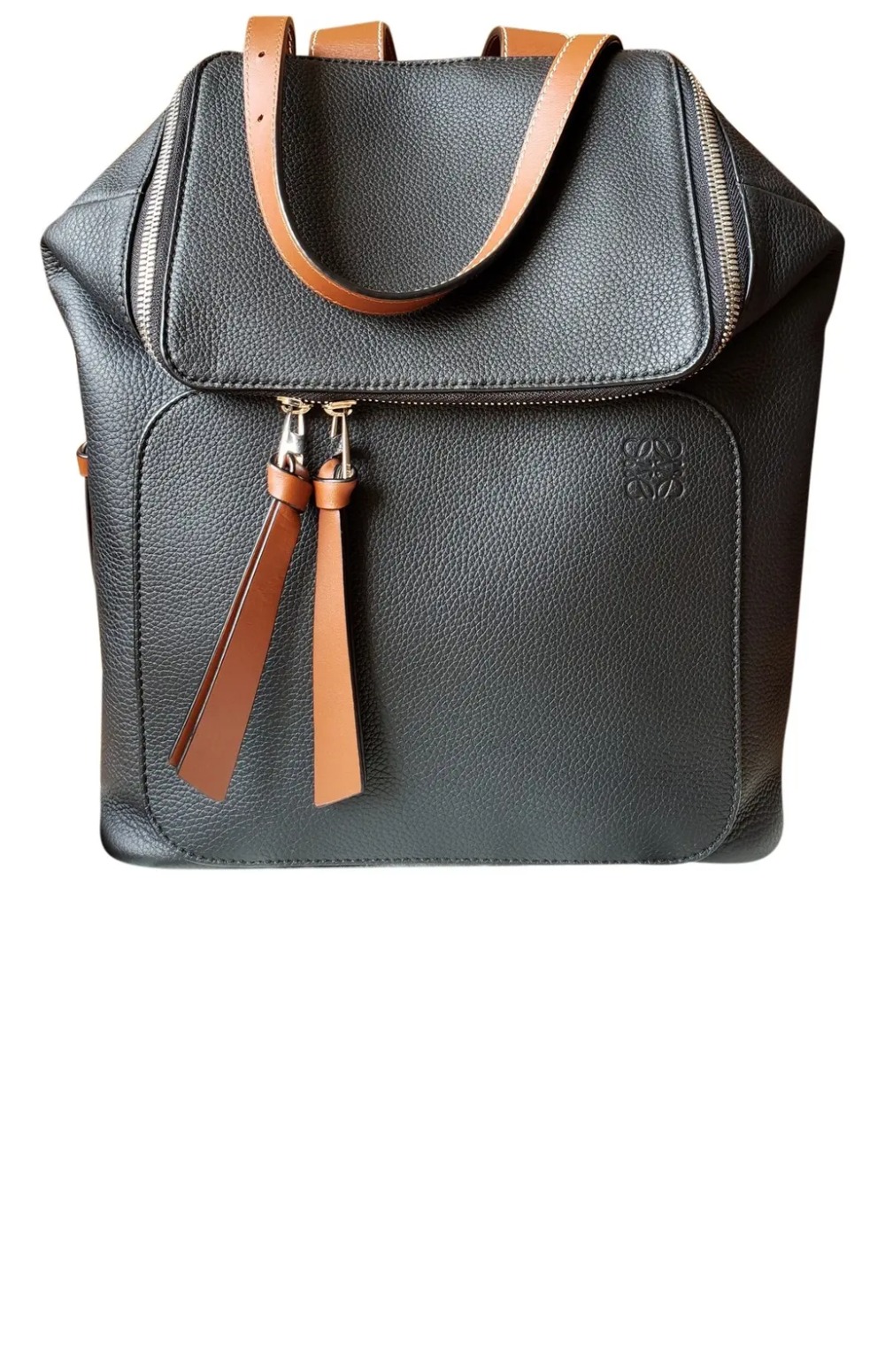 로에베 밀리터리 백팩 - 소프트 그레인 카프스킨