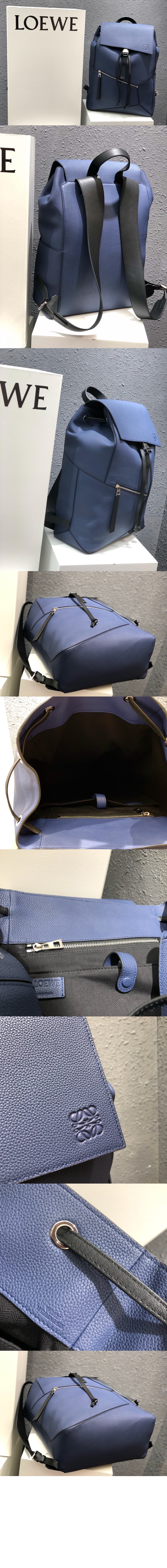 로에베 밀리터리 백팩 - 소프트 그레인