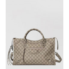 지퍼 토트 겸 크로스백 681695