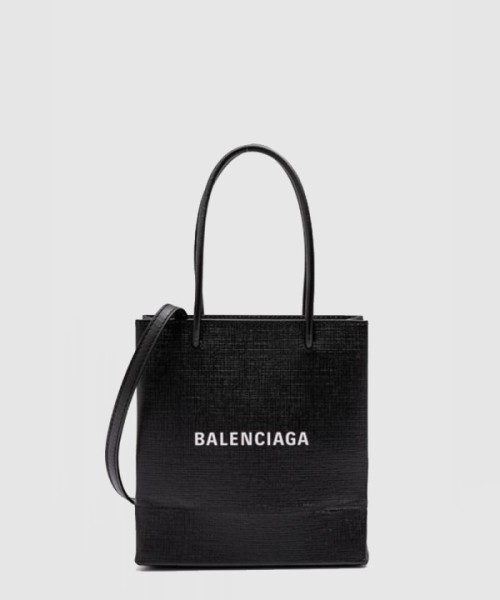 발렌시아가 레더 토트백 597858