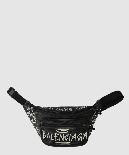 발렌시아가 그래피티 프린트 힙색 529550