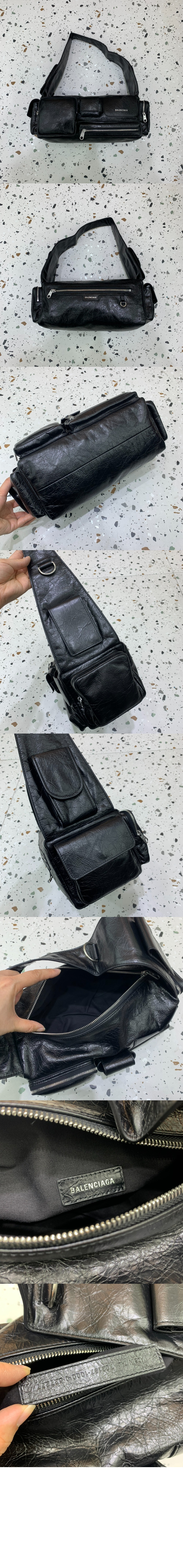 발렌시아가 슈퍼비지 XS 슬링백 762516