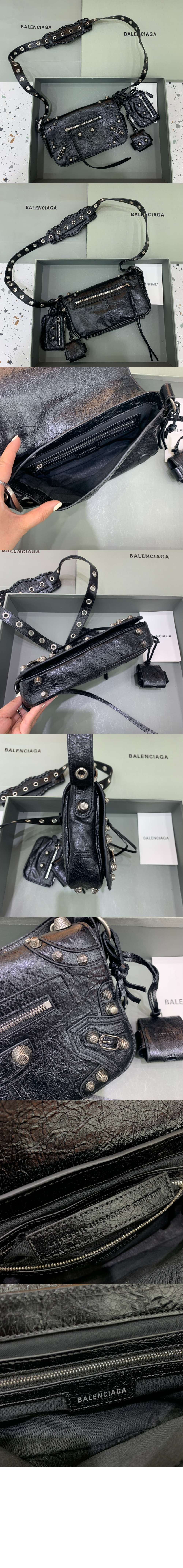 발렌시아가 르카골 맨 XS 플랩백 719082