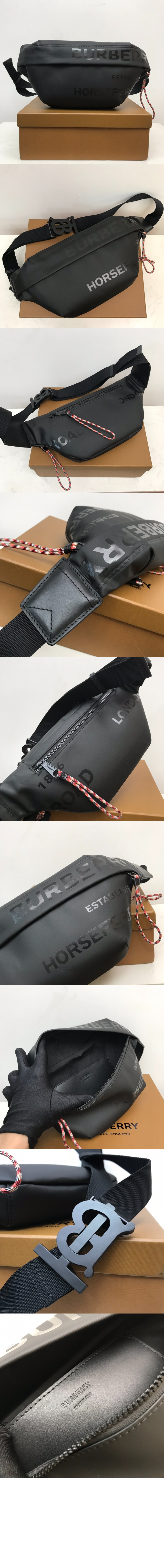 버버리 프린트 캔버스백 80365551