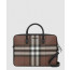 버버리 체크 레더 브리프케이스 80527721