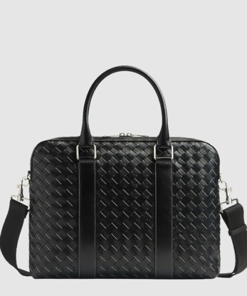 보테가베네타 슬림 인트레치아토 브리프케이스 766782