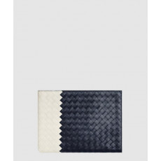 보테가베네타 인트레치아토 하프 지퍼 파우치 607479