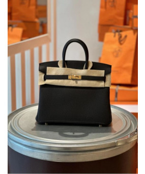 에르메스 버킨 25 블랙 금장