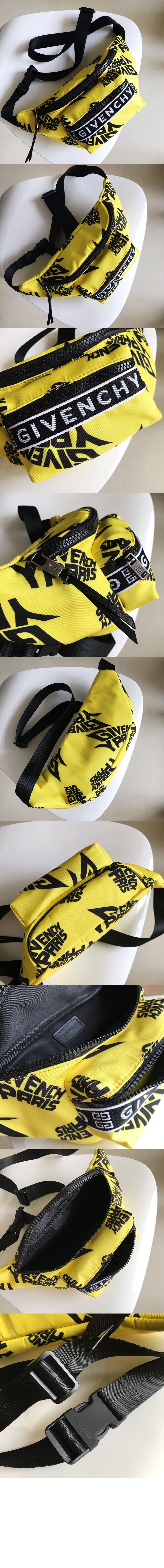 지방시 로고 벨트백