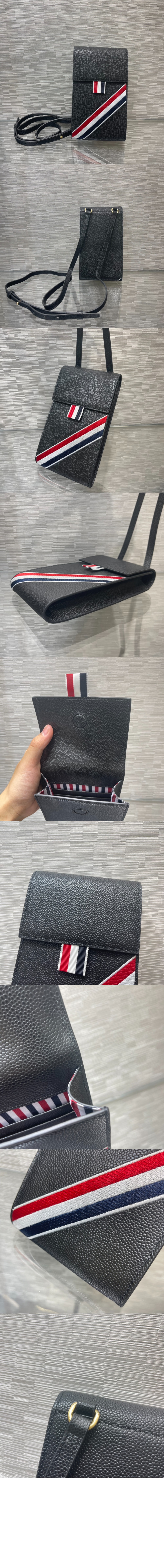 톰브라운 페블 폰 홀더백 MAC118