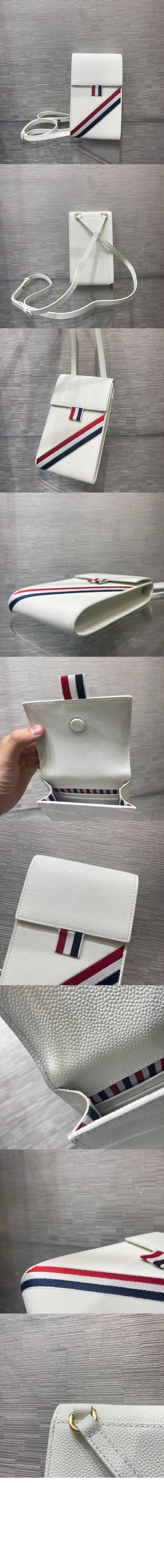 톰브라운 페블 폰 홀더백 MAC118