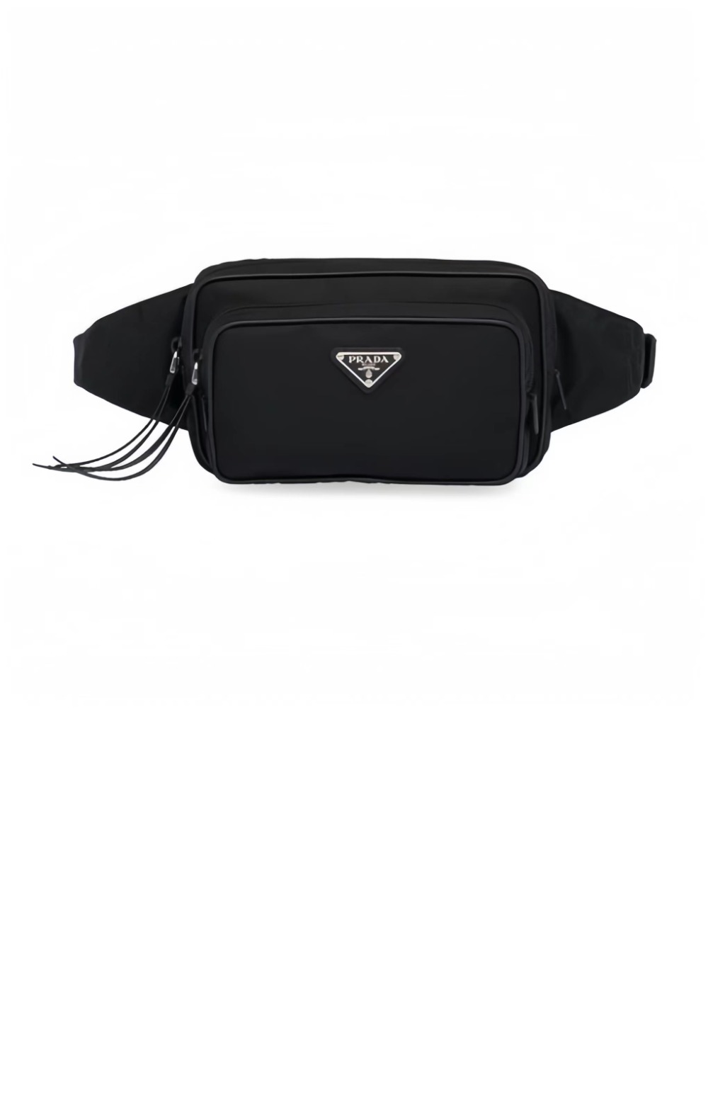 프라다 가죽 트리밍 벨트백 1BL010
