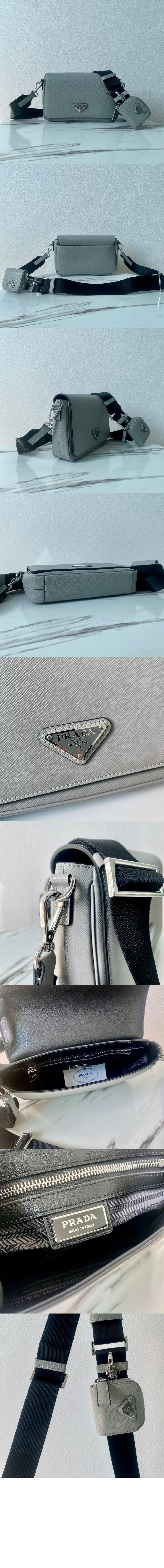 프라다 사피아노 가죽 숄더백 2VD059