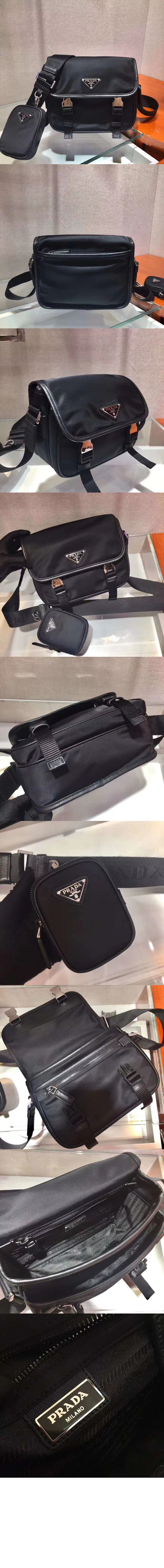 프라다 나일론 크로스백 2VD034