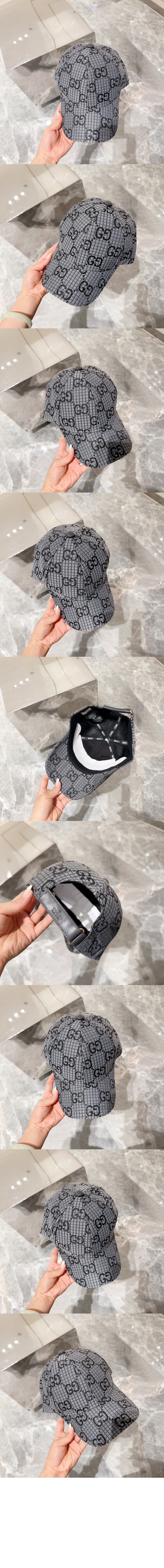 구찌 GG 데님 베이스볼 캡 652113