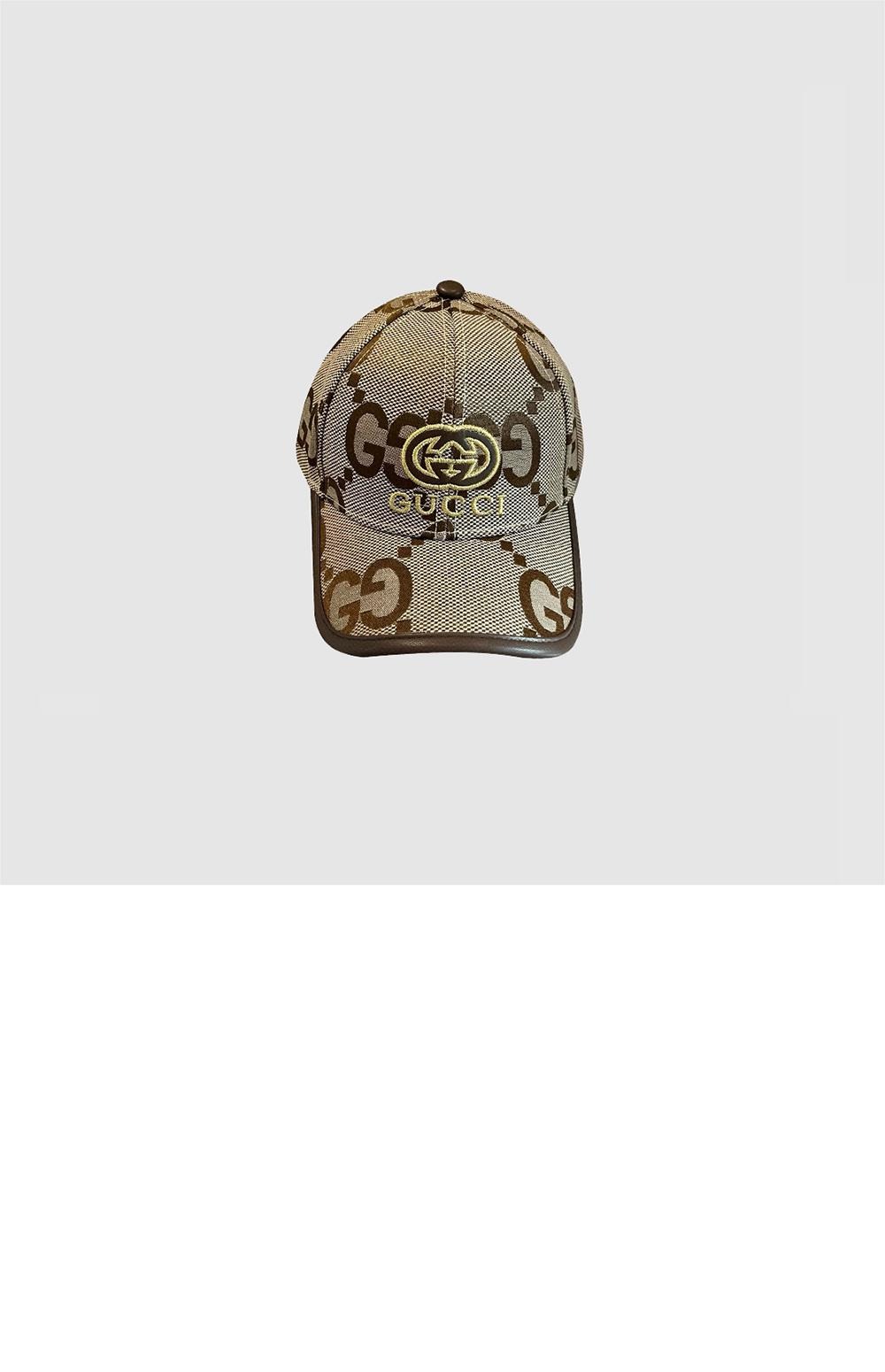 구찌 점보 GG 캔버스 베이스볼 캡 681263