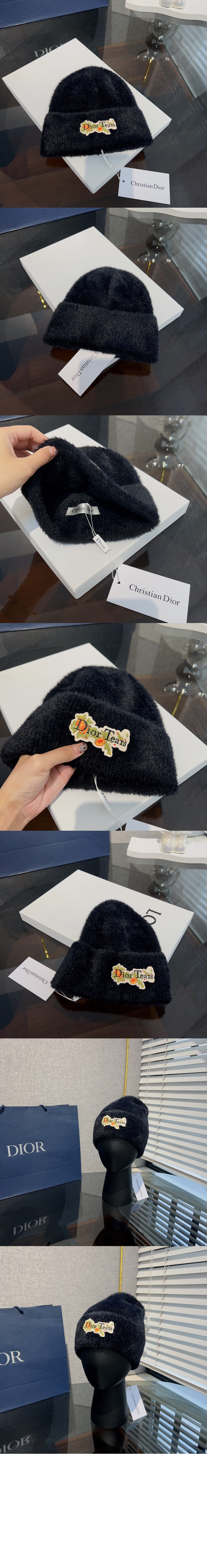 디올 니트모자 U3B7P