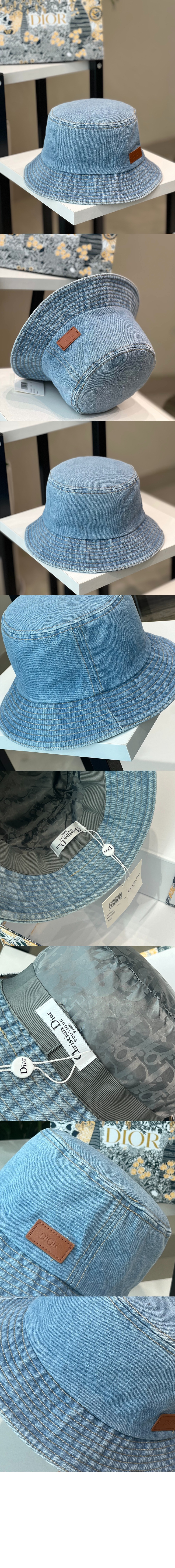 디올 데님 버킷햇 293C9