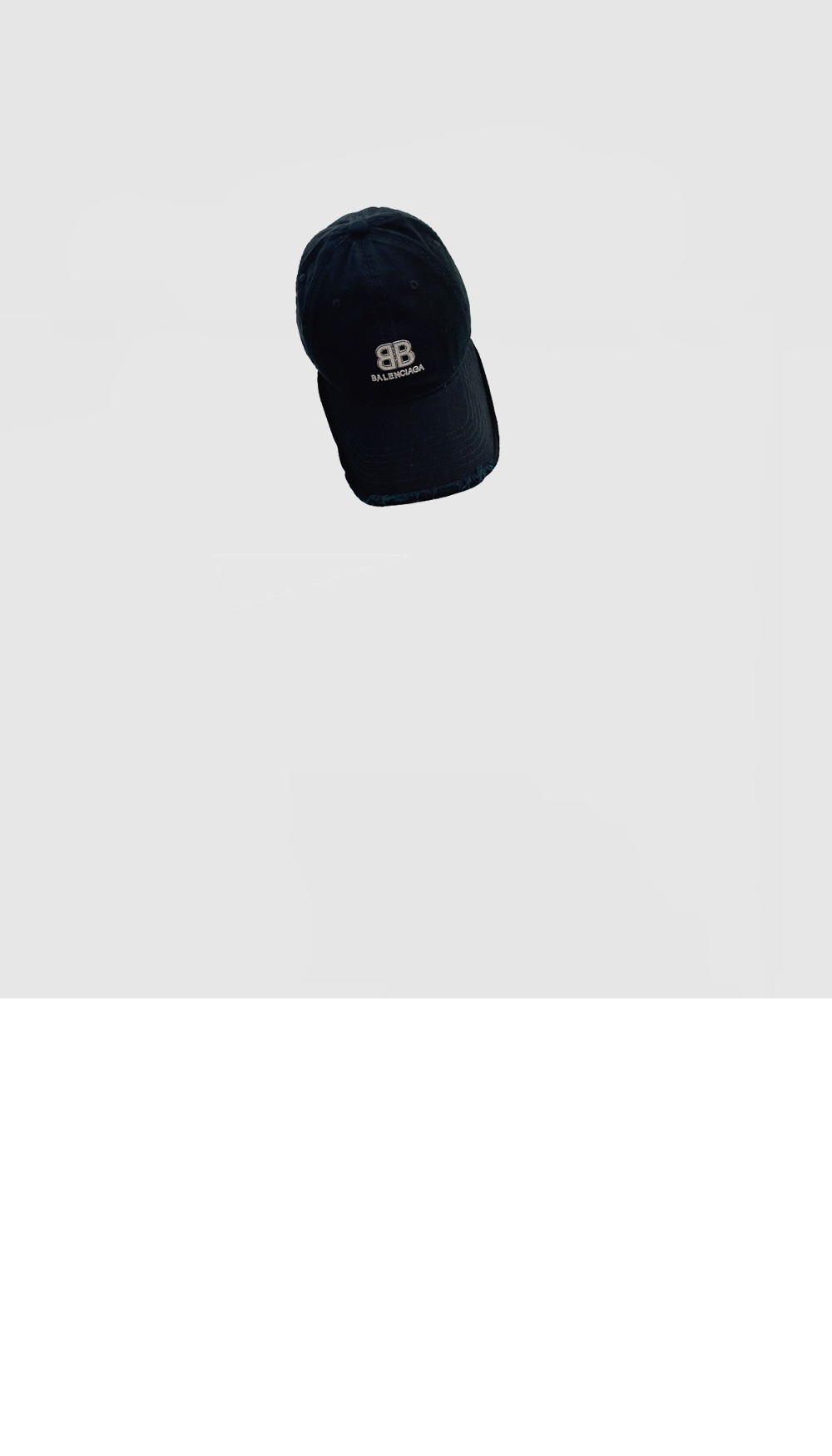 발렌시아가 베이스볼 캡 854236