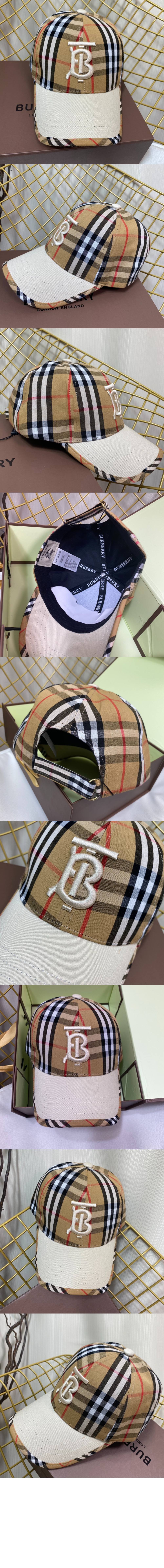 버버리 베이스볼 캡 8048521