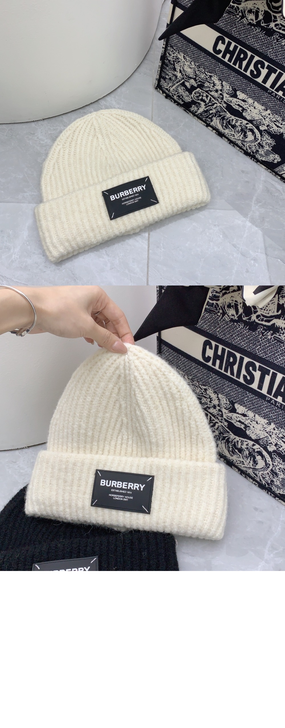 버버리 니트모자 8015397