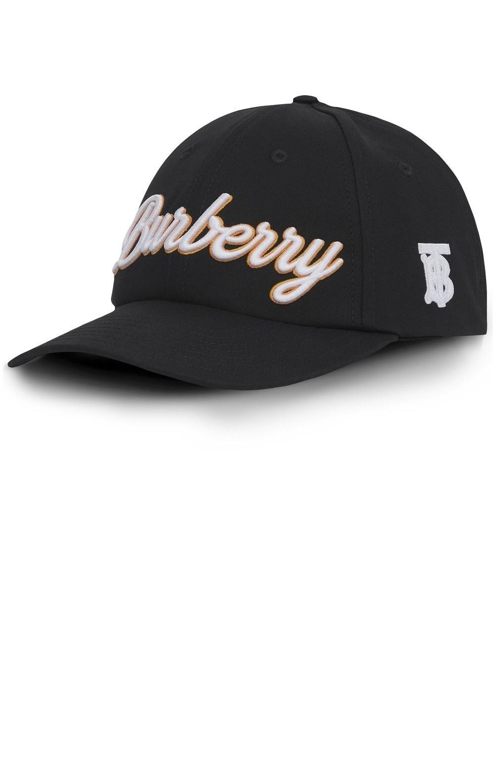 버버리 자수 베이스볼 캡 80562751