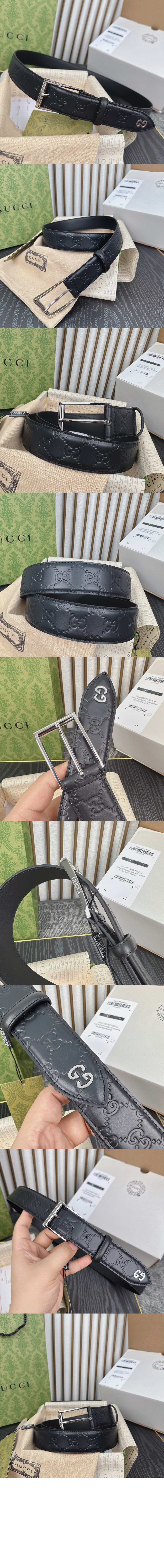 구찌 GG 시그니처 벨트 474311