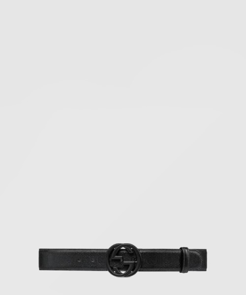 구찌 인터로킹 G 버클 벨트 774153