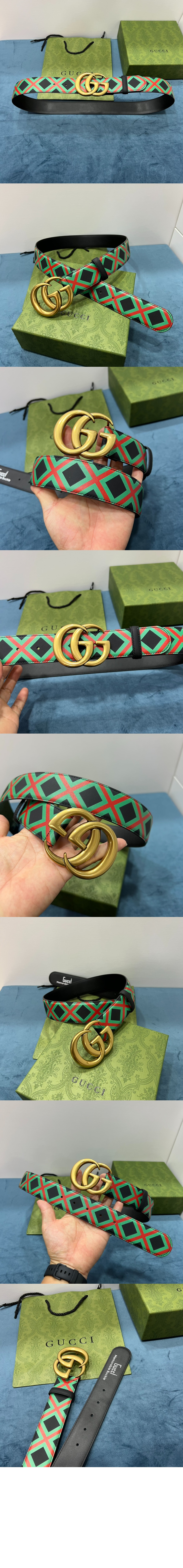 구찌 크로스 GG 벨트 709985