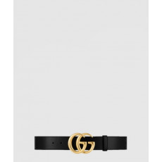 구찌 더블 G 버클 레더 벨트 606831