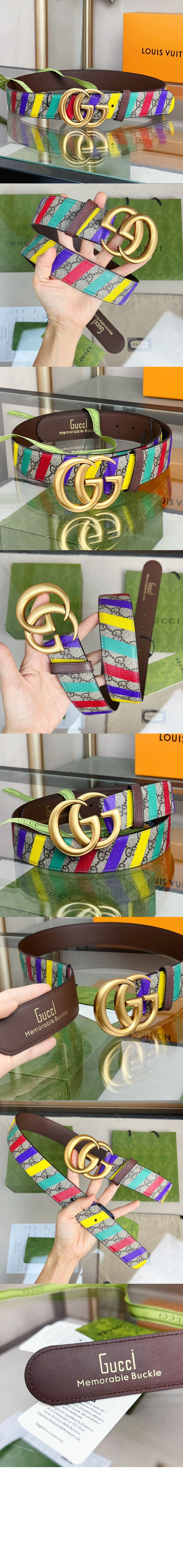 구찌 더블 G 그래피티 벨트 709985