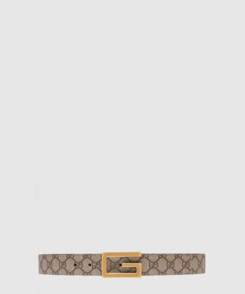 구찌 스퀘어 G 버클 리버 벨트 626974