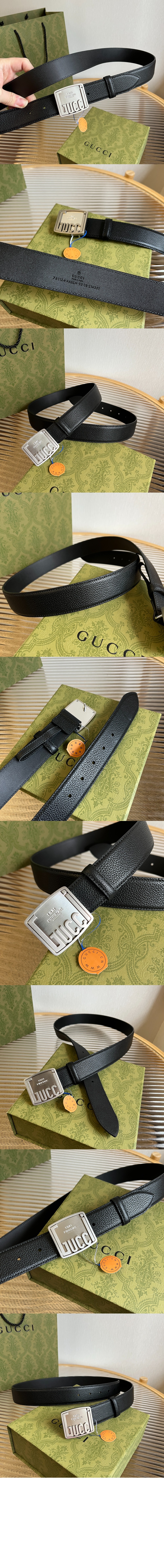 구찌 버클 벨트 760124
