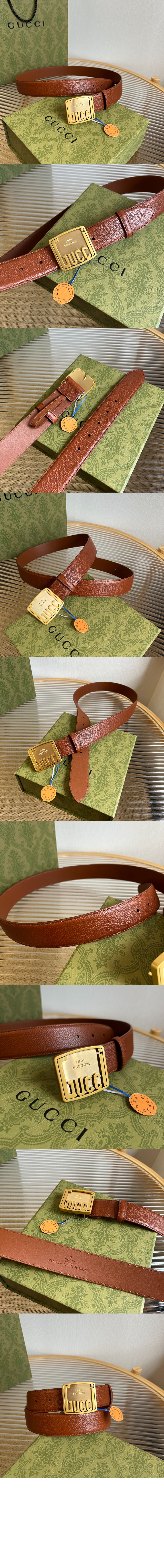 구찌 버클 벨트 760124