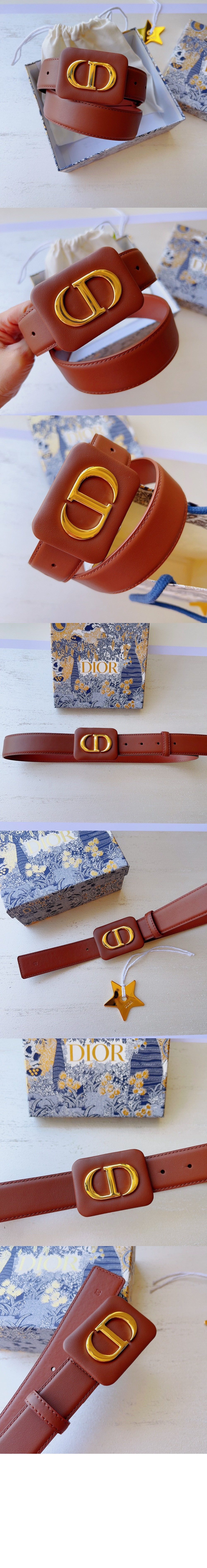 디올 CD 로고 레더 벨트 B0081 ￥1,970,000