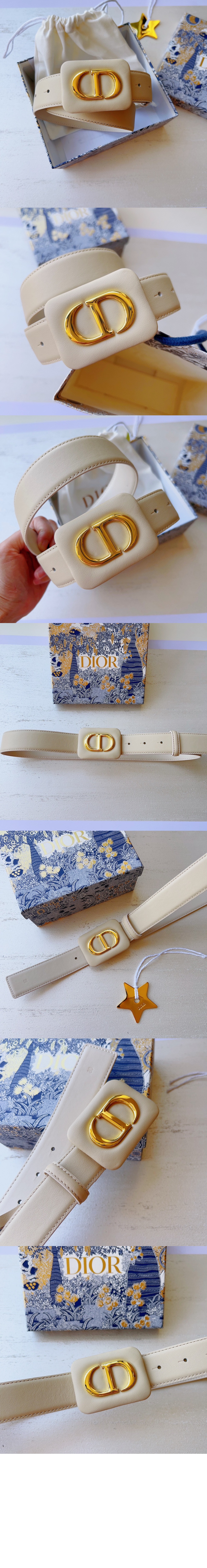 디올 CD 로고 레더 벨트 B0081 ￥1,970,000