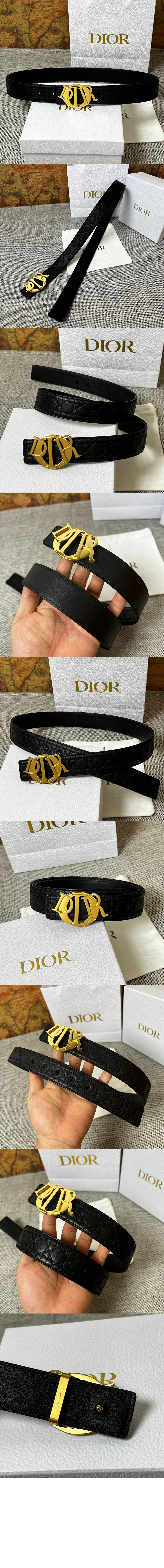 디올 양면 가죽 벨트 4800Z