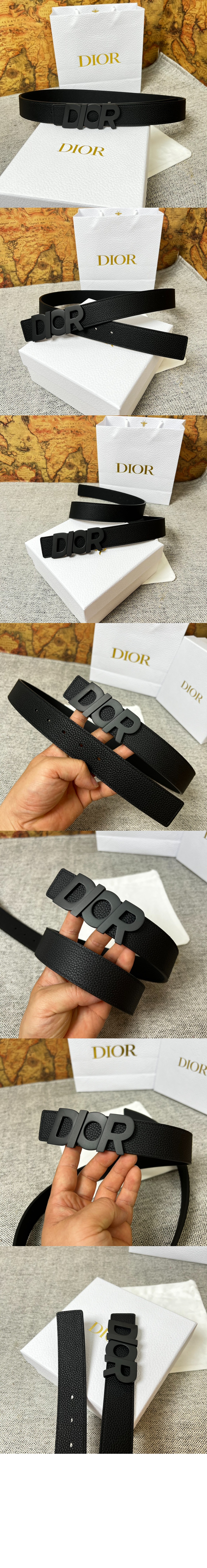 디올 버클로고 벨트 4335P