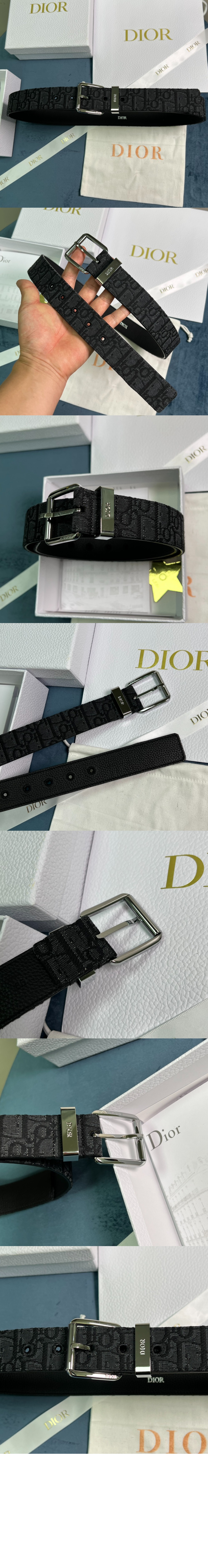 디올 자카드 벨트 4333P