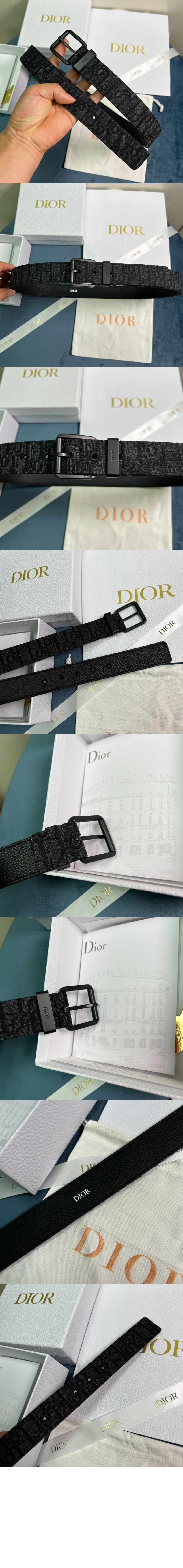 디올 자카드 벨트 4333P