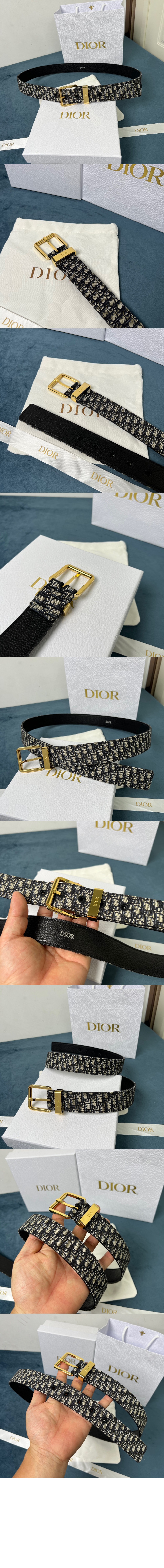 디올 마이크로 자카드 벨트 4333P