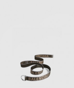 발렌시아가 D 링 벨트 카키 703137