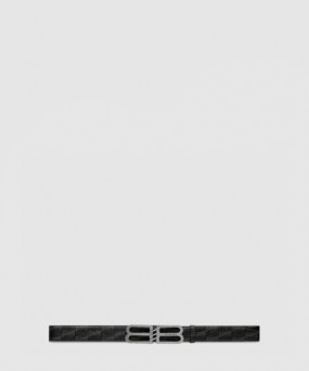 발렌시아가 BB 코팅 캔버스 벨트 703103